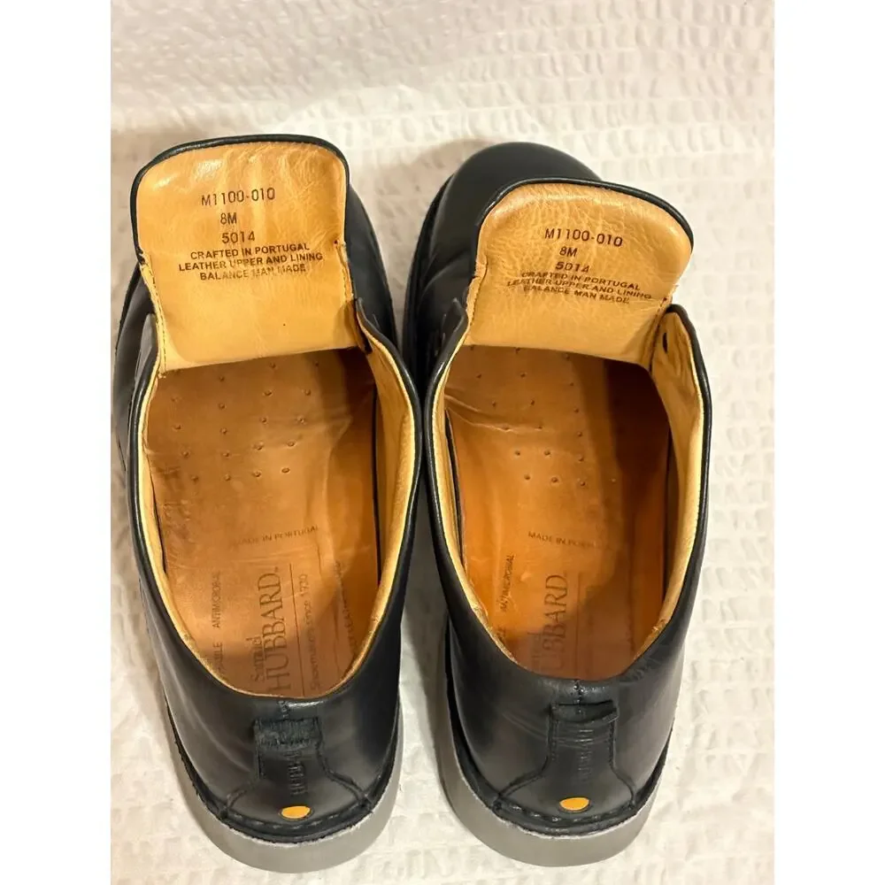 Samuel Hubbard Free M1100-010 Dark Blue Almost Black Leather Oxford US8 Portugal